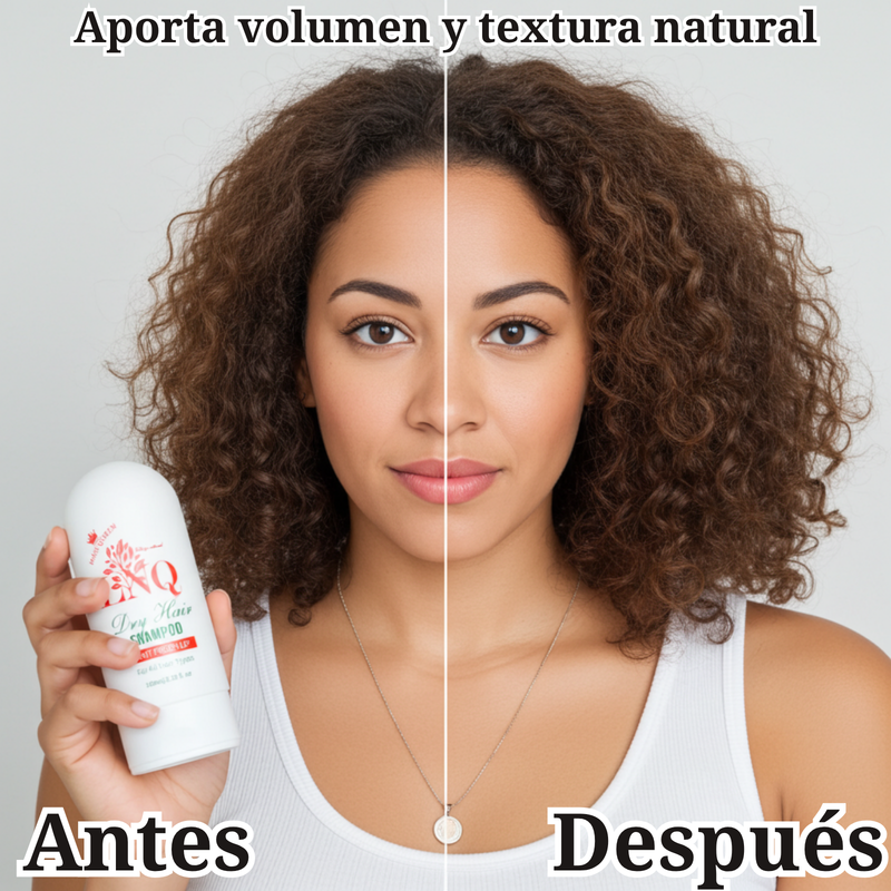 Shampoo en Seco LNQ–Limpieza Rápida y Volumen al Instante