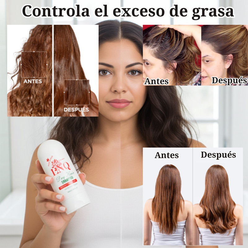 Shampoo en Seco LNQ–Limpieza Rápida y Volumen al Instante