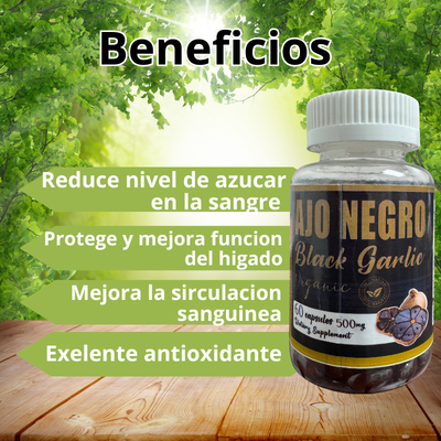 AJO NEGRO – Suplemento Antioxidante y de Bienestar Integral