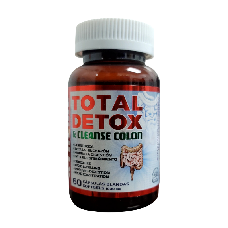 Total Detox & Cleanse Colon – Limpieza Intestinal Natural y Renovadora
