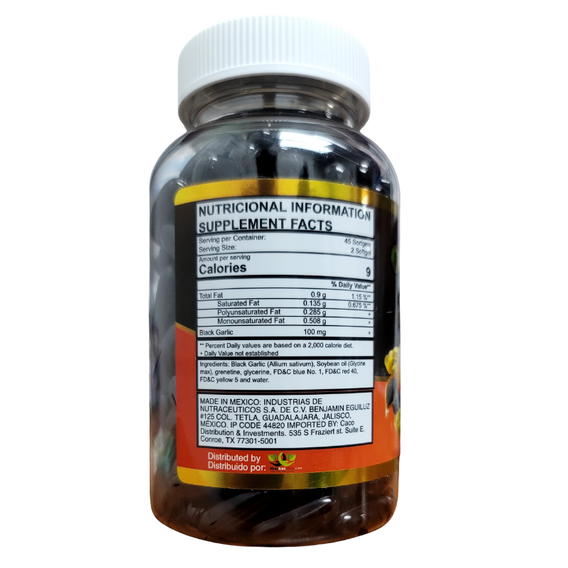 Ajo Negro con Omega 3 – Doble Acción Cardiovascular