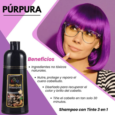 shampoo con tinte natural púrpura 