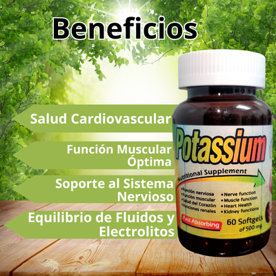 Potassium Max – Potasio para el Equilibrio y la Salud Cardiovascular