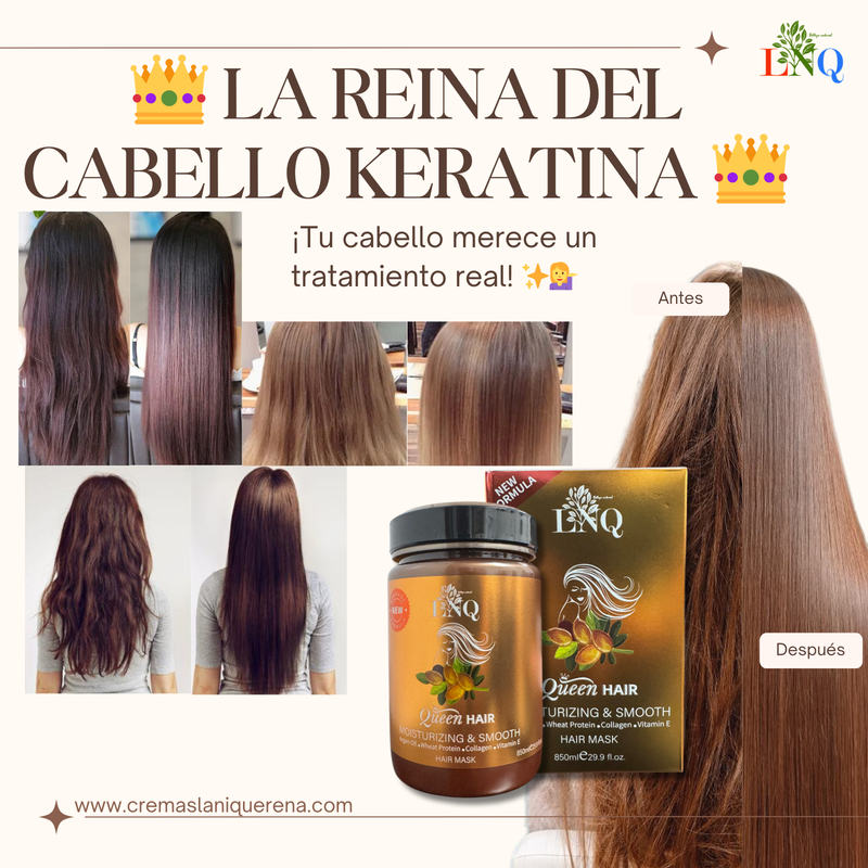 queratina natural para el cabello