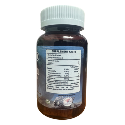 aceite puro de hígado de tiburón