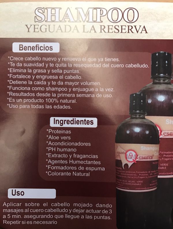 beneficios del shampoo natural yeguada la reserva 