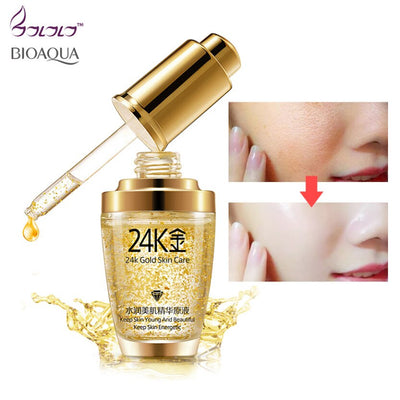 BIOAQUA 24 K oro crema facial blanqueamiento hidratante 