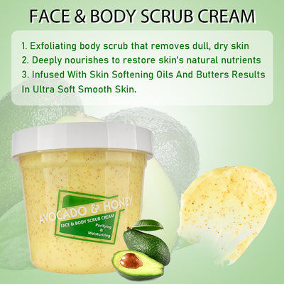 Avocado & Honey Face and Body scrub