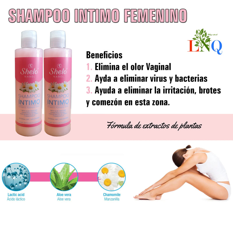 shampoo para limpiar la zona genital de shelo nabel 