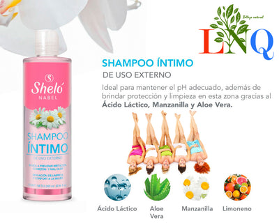 shampoo para areas intimas de shelo nabel 