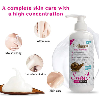  Collagen Snail Sunscreen Body Whitening Skin Cream 