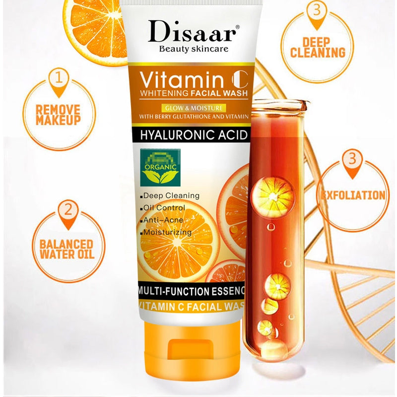 Limpiadores faciales con vitamina C