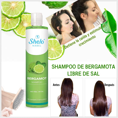 shampoo natural de bergamota 