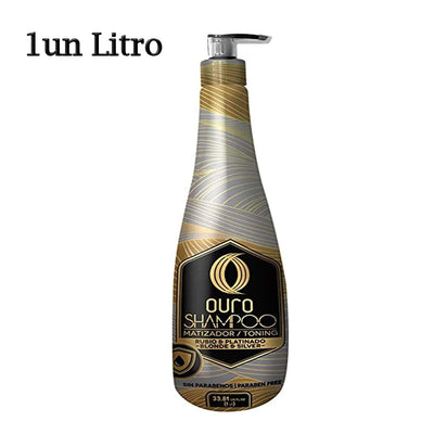 shampoo matizador de un litro de ouro